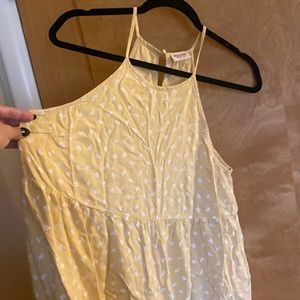 Mossimo Yellow Floral High Neck Dress, XXL